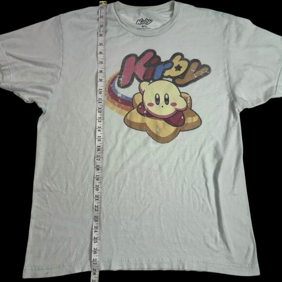 Kirby Retro Rainbow Star Graphic T-Shirt Men’s Size L Nintendo HAL Laboratory - Picture 12 of 12
